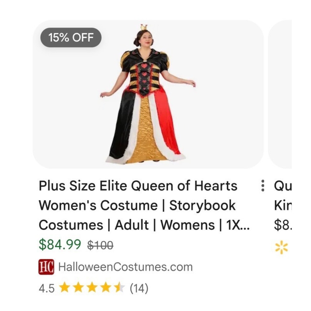 Elite Plus Size Queen of Hearts